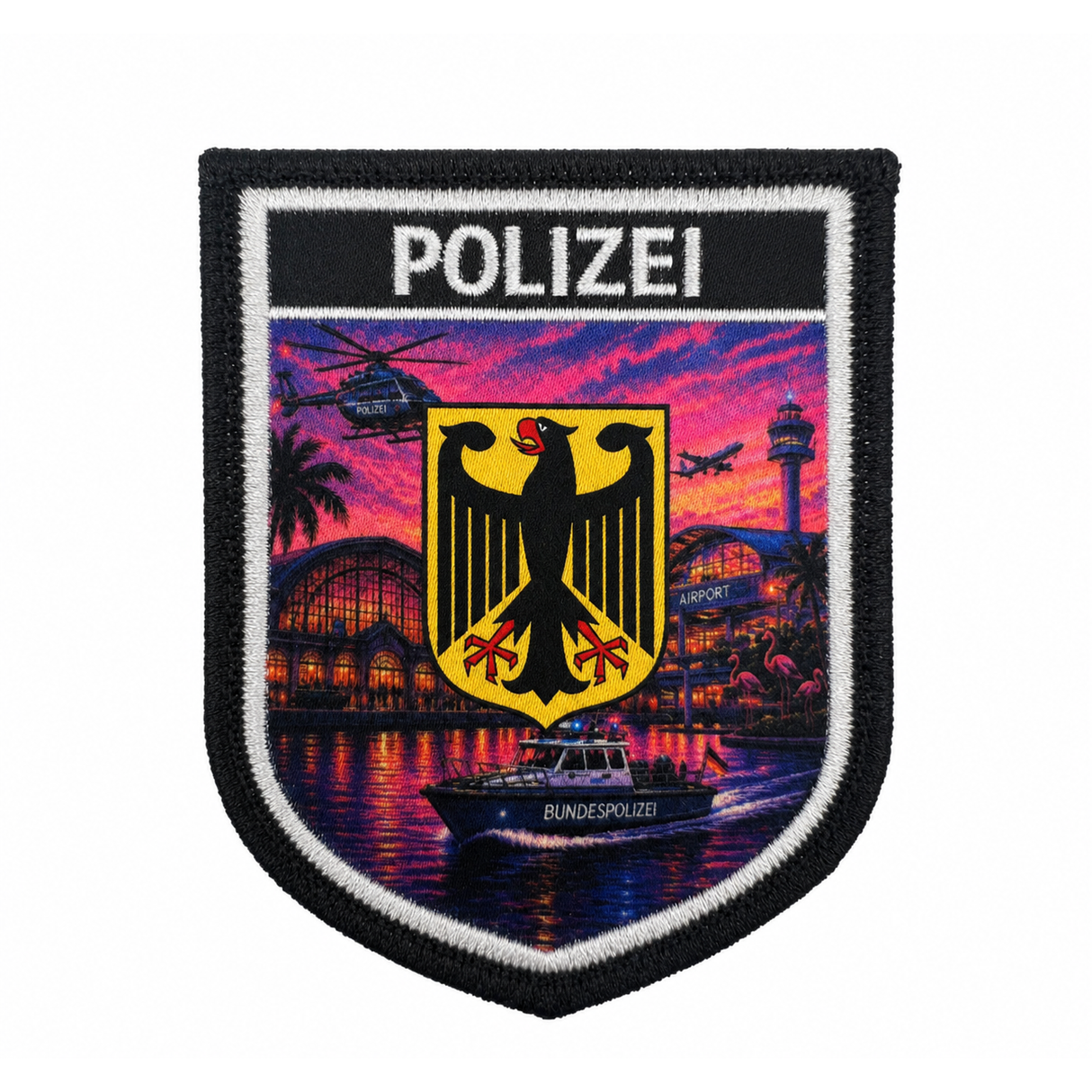 Polizei Bundesländer Summer Edition Textil Patches