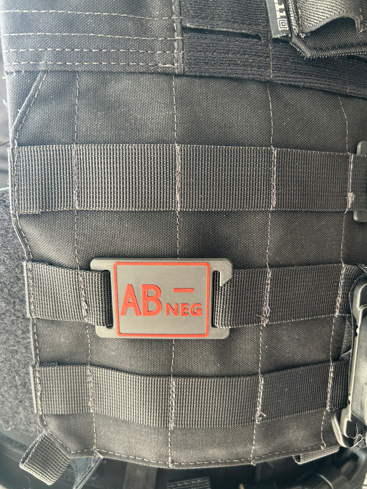 Blutgruppen Patches für MOLLE System