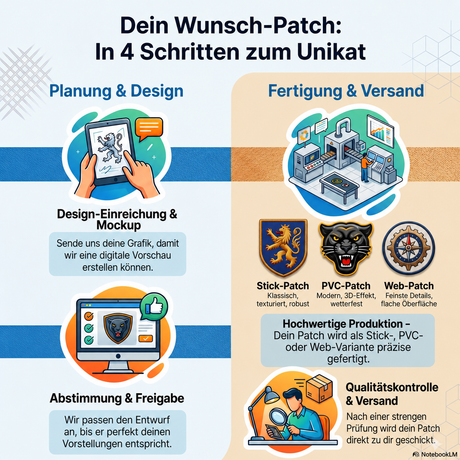 Individuell gefertigte Patches ( Ab 20 Stück )