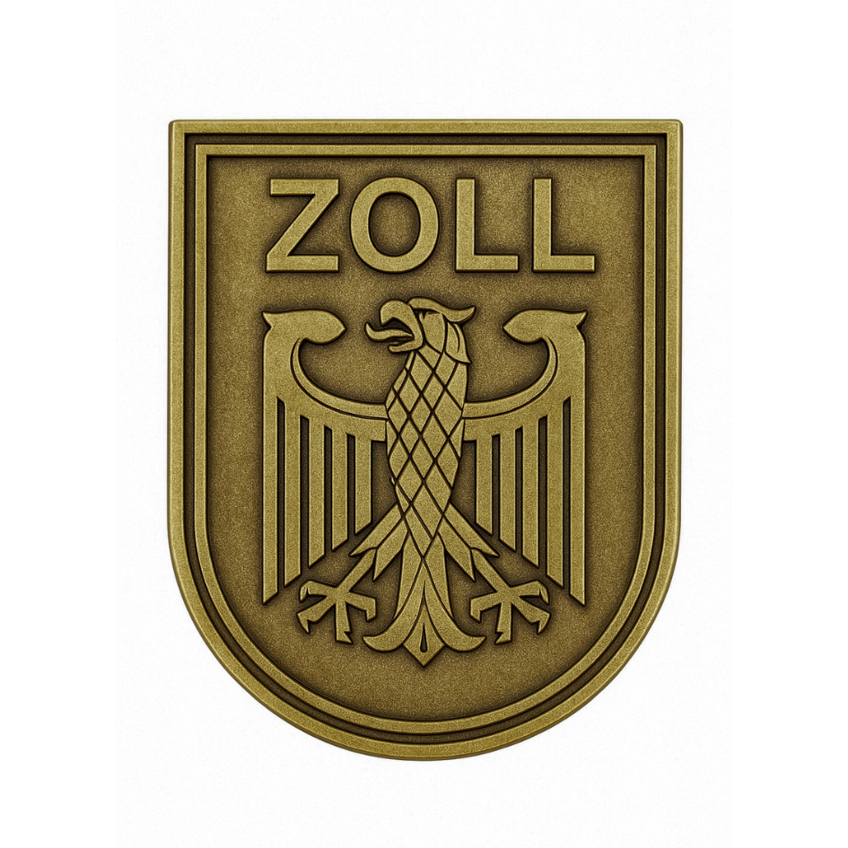 Zoll Deutschland Wappen Coin
