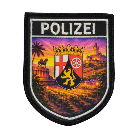 Polizei Bundesländer Summer Edition Textil Patches