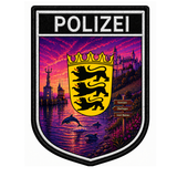 Polizei Bundesländer Summer Edition Textil Patches
