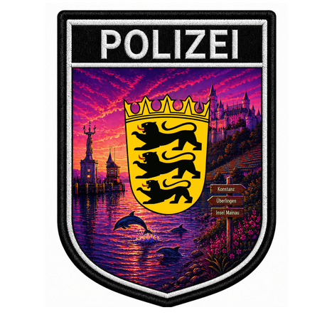 Polizei Bundesländer Summer Edition Textil Patches