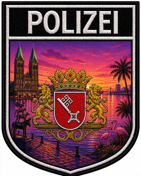 Polizei Bundesländer Summer Edition Textil Patches