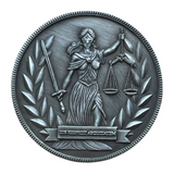 Justitia limitierter Coin