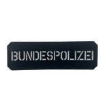 Lasercut Bundespolizei Textil Patch