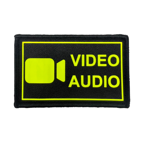 Bodycam Video/Audio Textil Patches