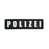 Polizei fluoreszierender Rubberpatch - Mini / Mittel / Groß