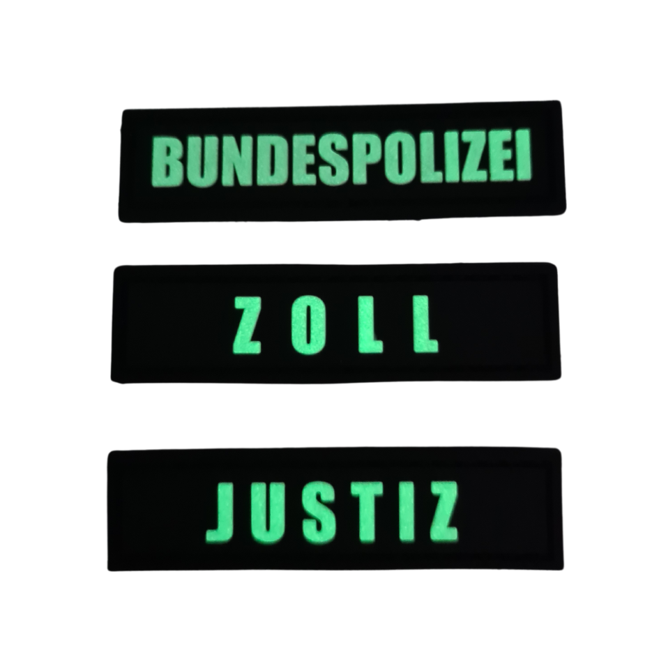 Mini Rubber Patches Glow in the Dark