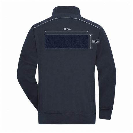 Individualisierbares Einsatz-Sweatshirt Half-Zip