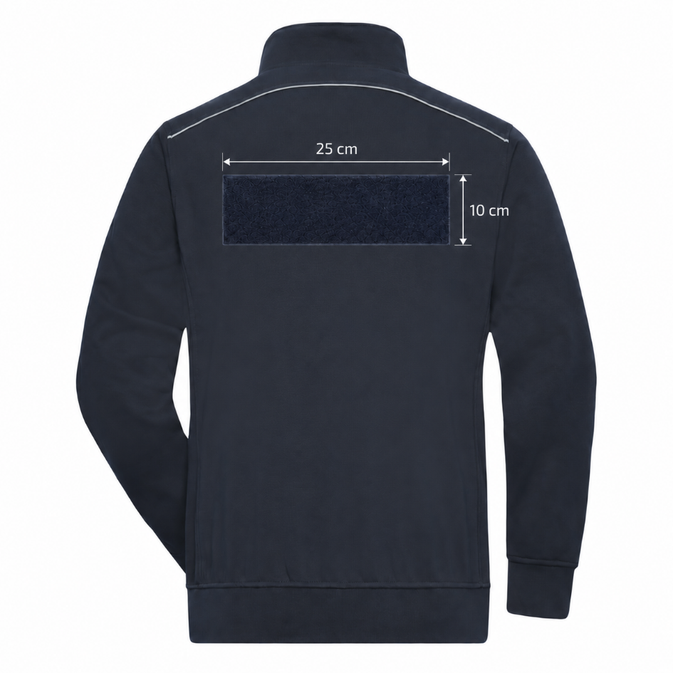 Individualisierbares Einsatz-Sweatshirt Half-Zip