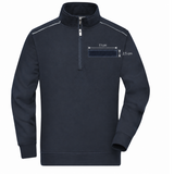 Individualisierbares Einsatz-Sweatshirt Half-Zip