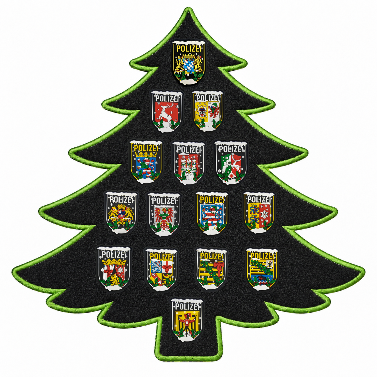 Weihnachtsbaum Patch Klettmatte