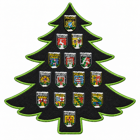 Weihnachtsbaum Patch Klettmatte