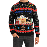 Police Gingerbreadhouse Xmas Sweater Unisex