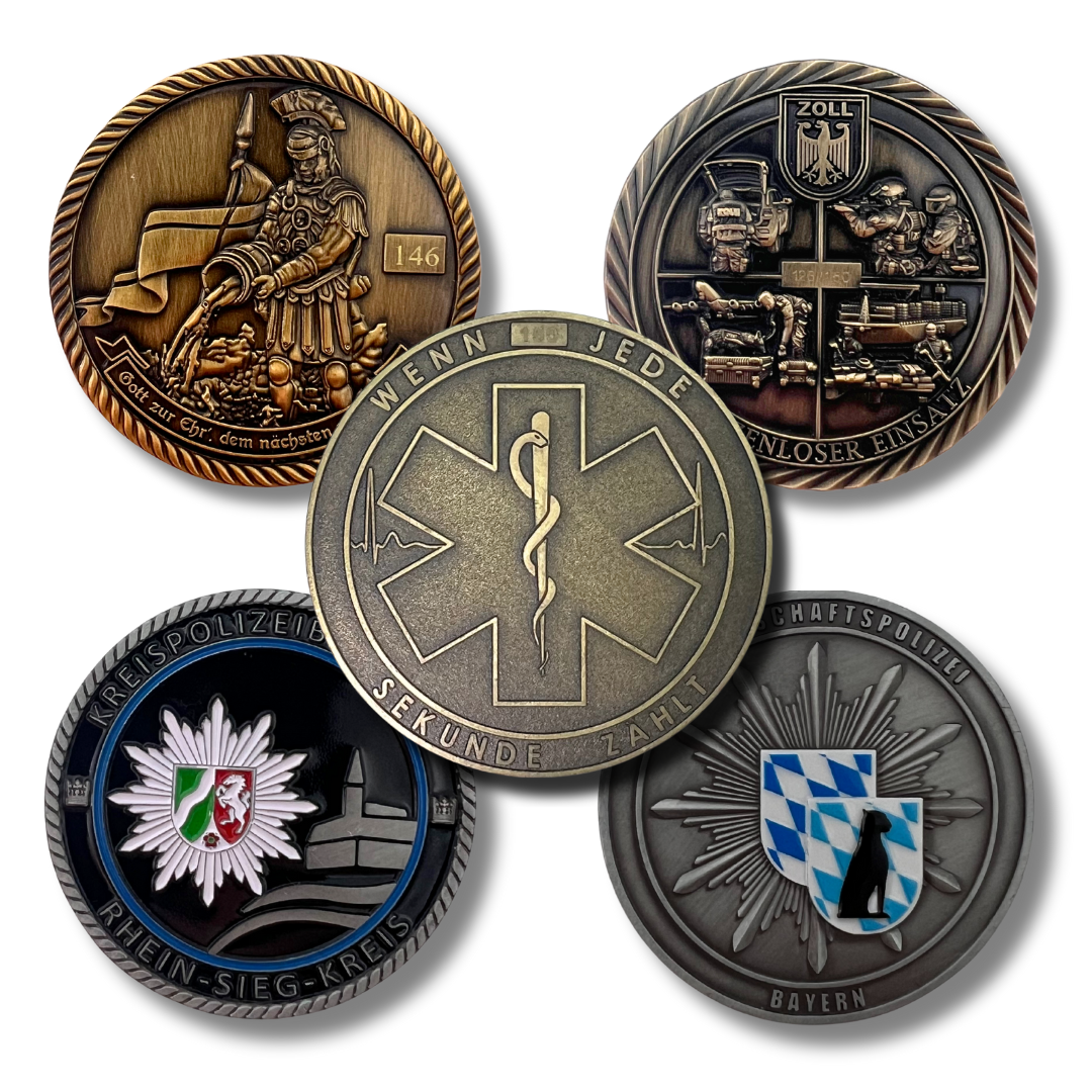 Individuell gefertigte Coins