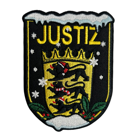 Justiz Xmas Textil Länderpatches