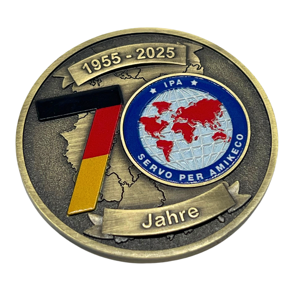 70 Jahre IPA - Jubiläums Coin