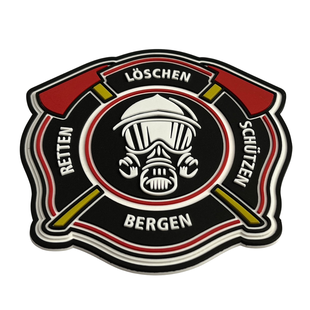 Retten L schen Sch tzen Bergen Feuerwehr Rubber Patch GEARBUDDIES retten-l-schen-sch-tzen-bergen-feuerwehr-rubber-patch-gearbuddies