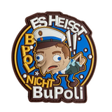 Angry BPol Officer Rubber Patch