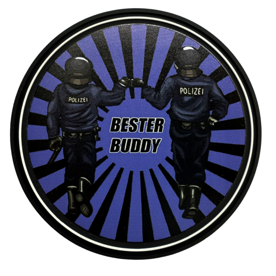Riot Police Best Buddy Rubber Patch