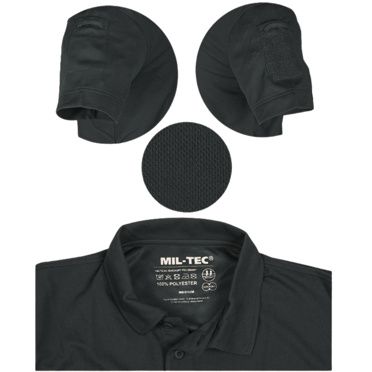 Tactical quick dry polo shirt