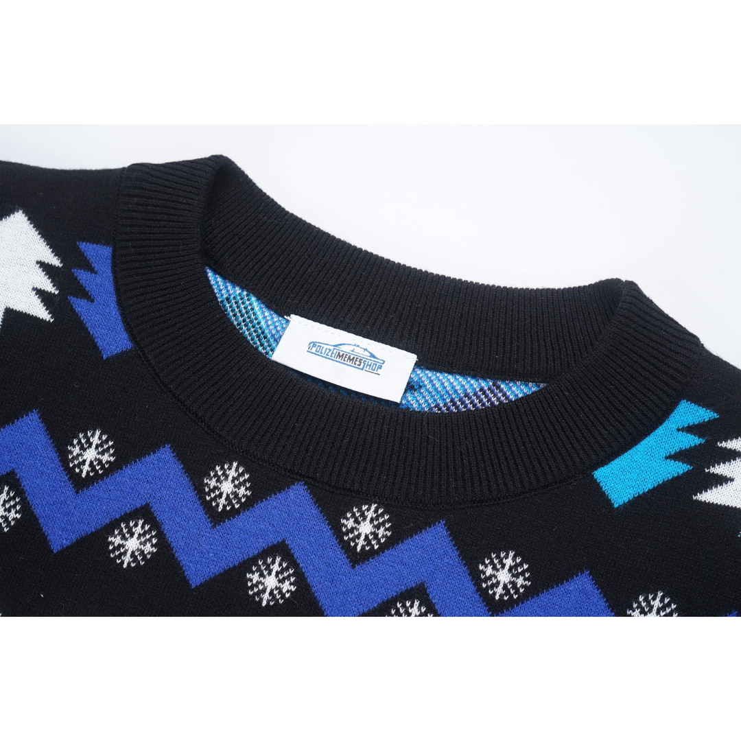 Kids Police Navidad Xmas Sweater