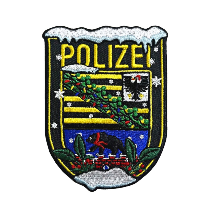 Komplettset Polizei Xmas Textil Länderpatches