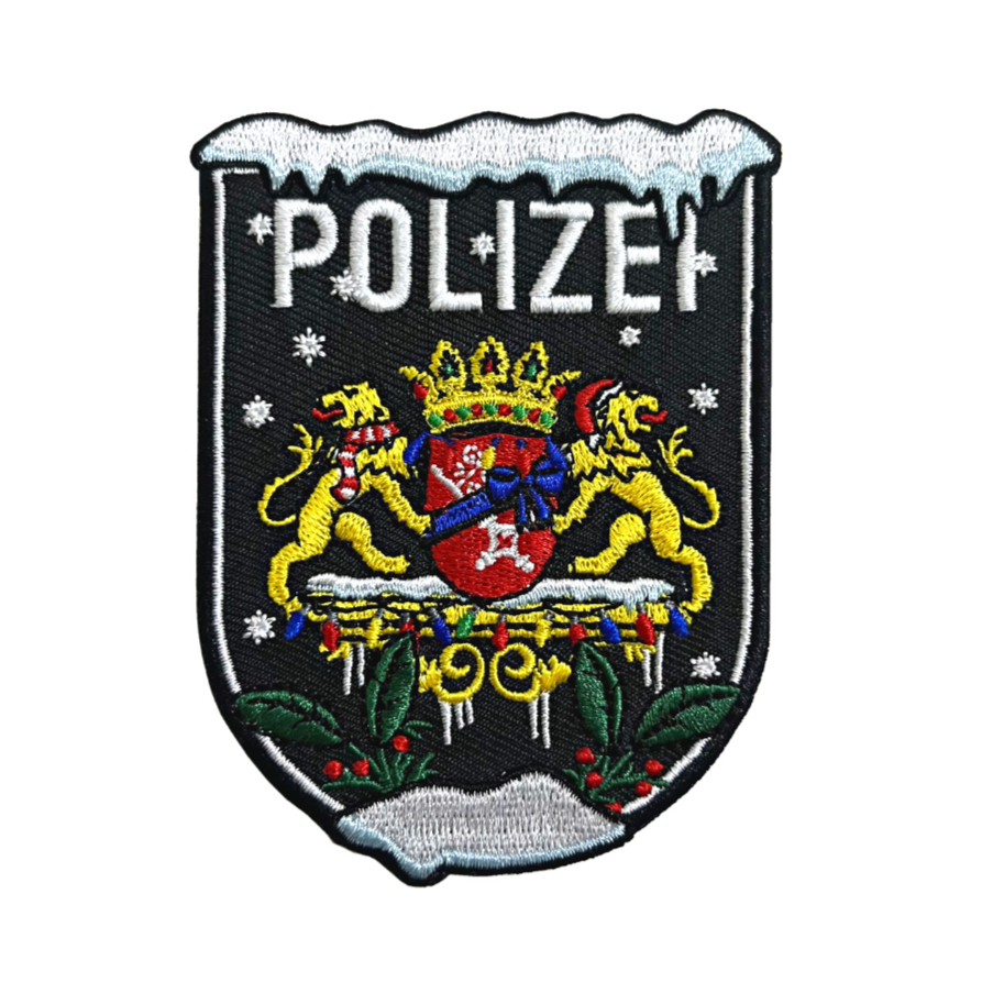 Komplettset Polizei Xmas Textil Länderpatches