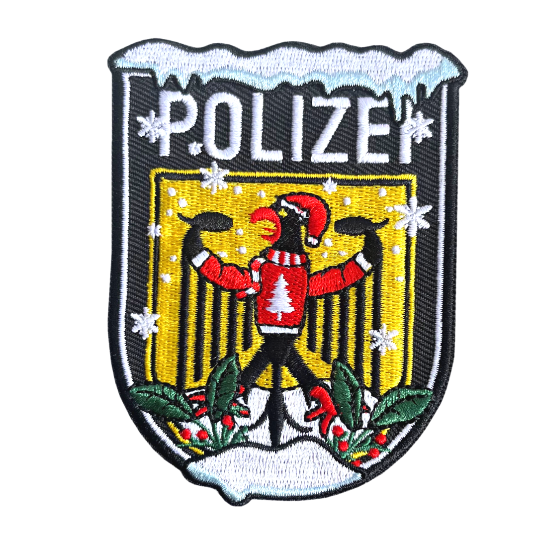 Komplettset Polizei Xmas Textil Länderpatches