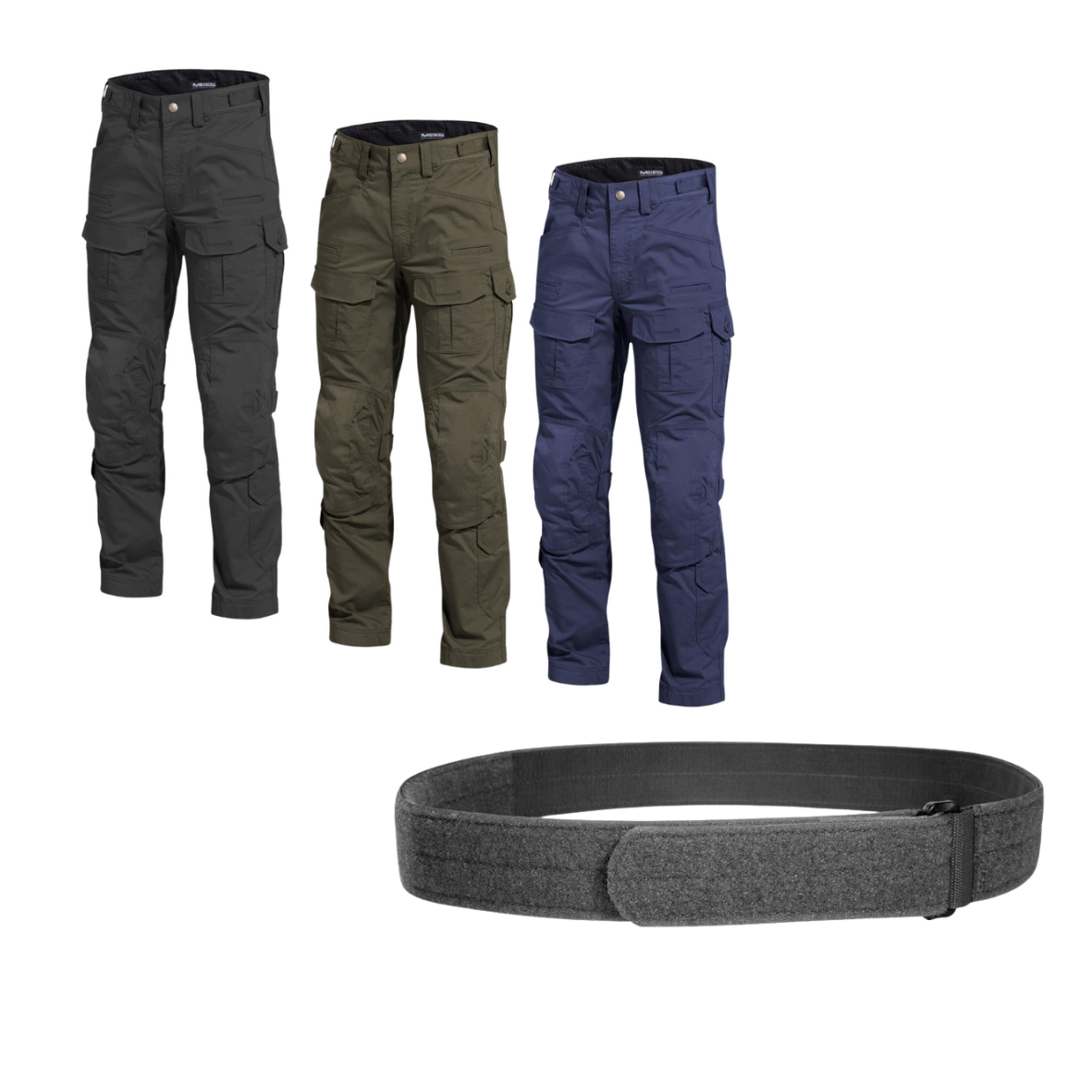 BUNDLE: Pentagon Wolf Pants Einsatzhose + Tasmanian Tiger Equipment Belt Inner Innengürtel