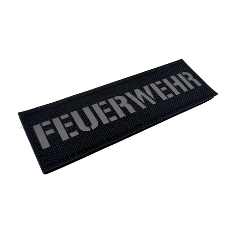 Feuerwehr Lasercut Patch Reflective