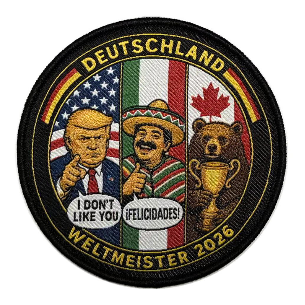 Deutschland Weltmeister 2026 Textil Patch