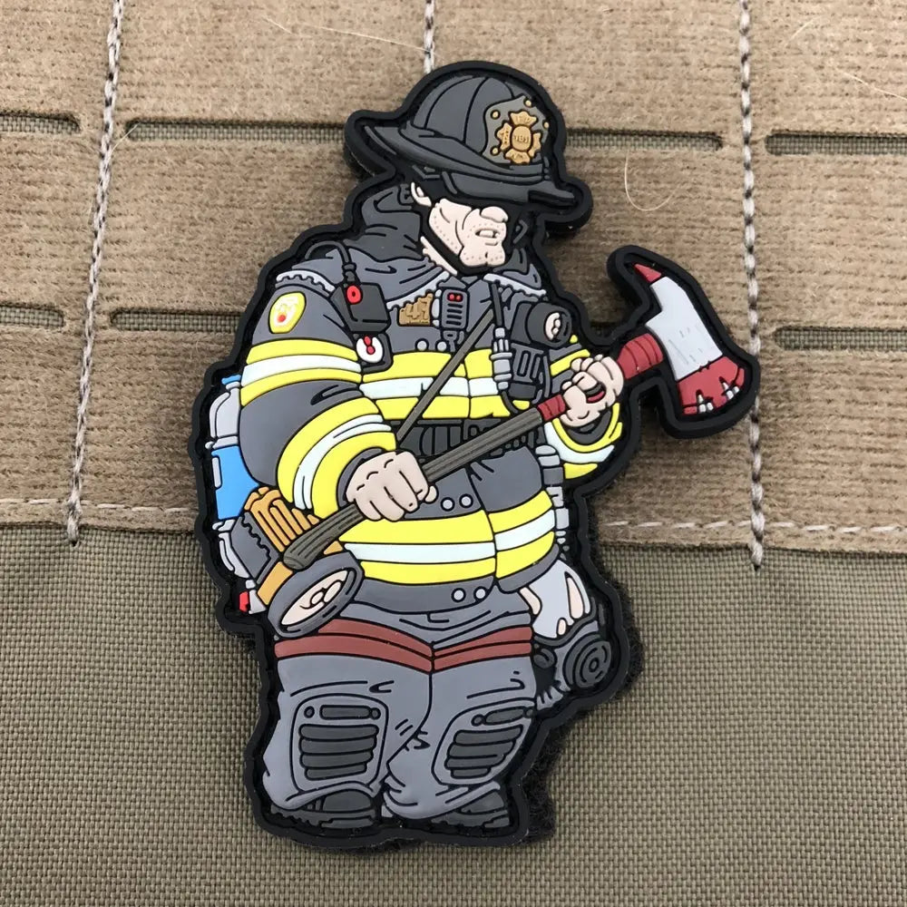 Firefighter II Rubber Patch