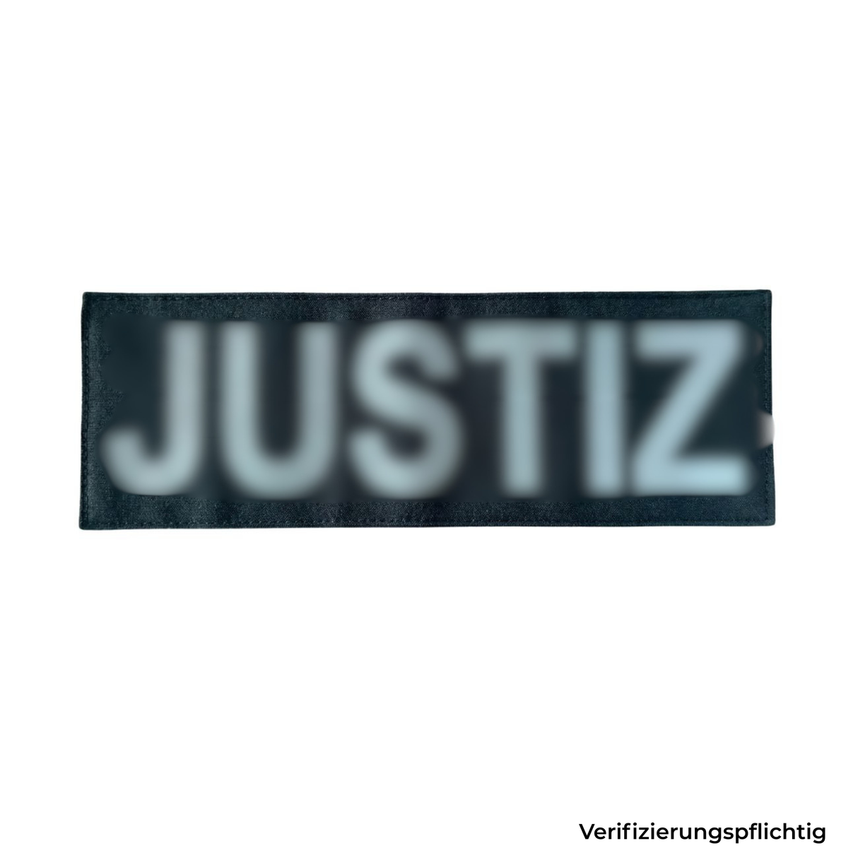 Flammhemmende Textil Patches "JUSTIZ"