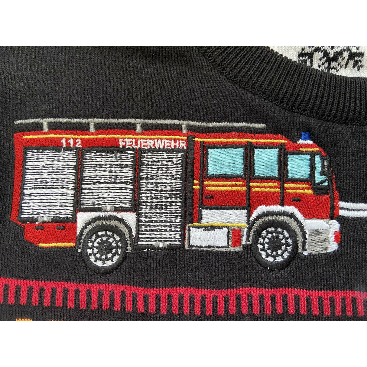 Kids Feuerwehr Xmas Sweater
