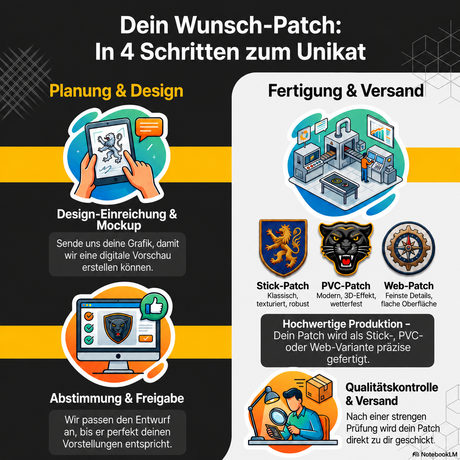 Individuell gefertigte Patches ( Ab 20 Stück )