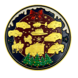 Limitierter XXL Polizei Weihnachtscoin 2025