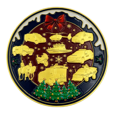 Limitierter XXL Polizei Weihnachtscoin 2025