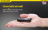 Nitecore Thumb UV - Cliplampe mit UV - Licht