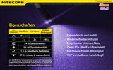 Nitecore Thumb UV - Cliplampe mit UV - Licht