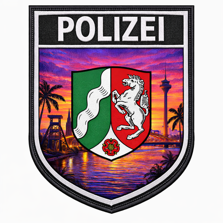 Polizei Bundesländer Summer Edition Textil Patches