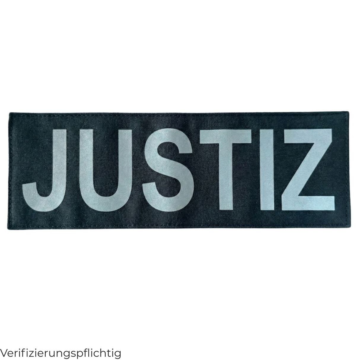 Flammhemmende Textil Patches "JUSTIZ"