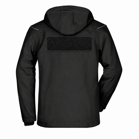 Winter Softshell Einsatzjacke mit Flauschflächen