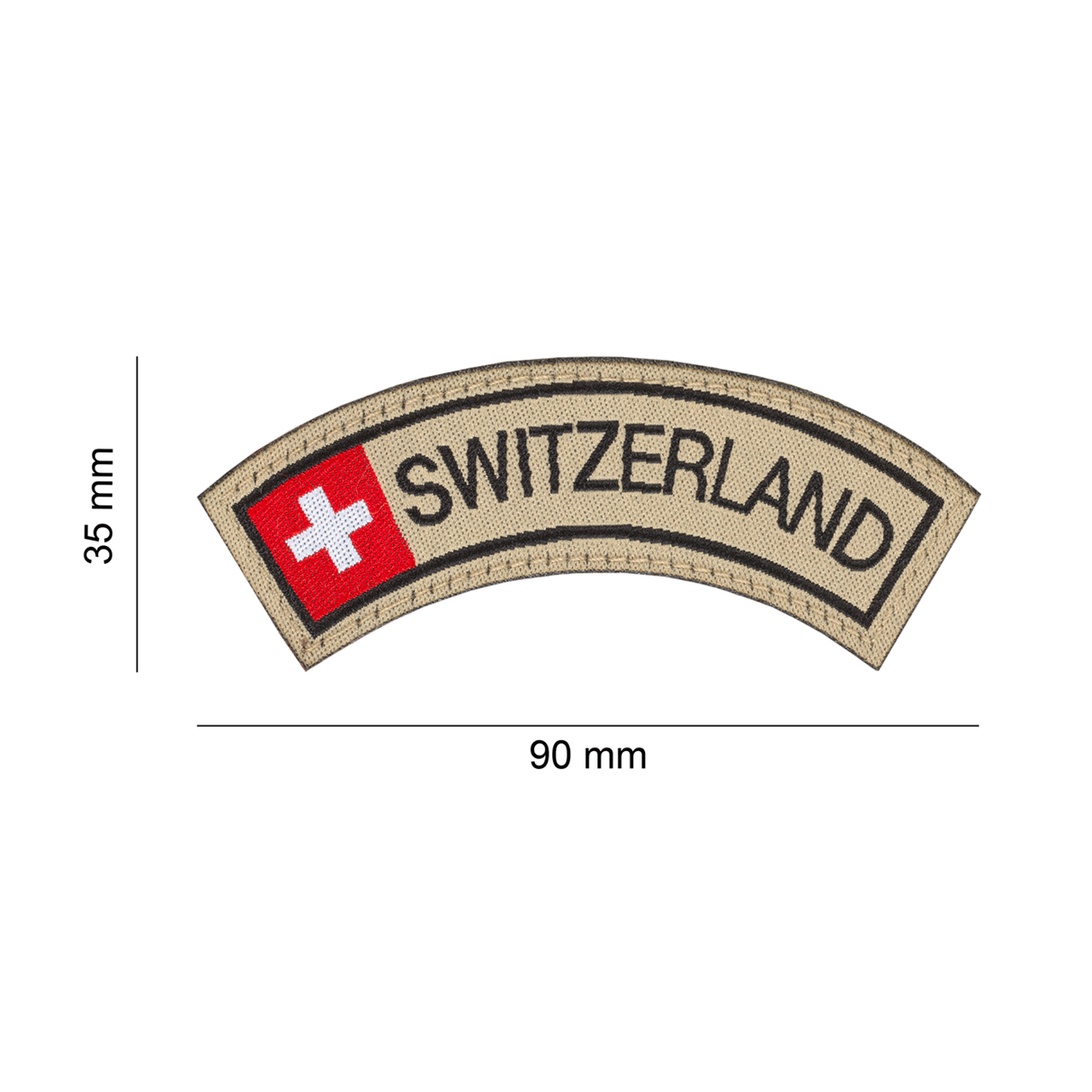 Clawgear Schweiz Textil Patch