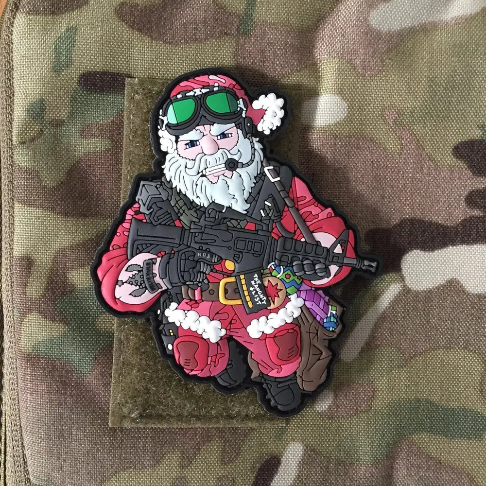 TACTICAL OPERATOR SANTA  Rubber Patch