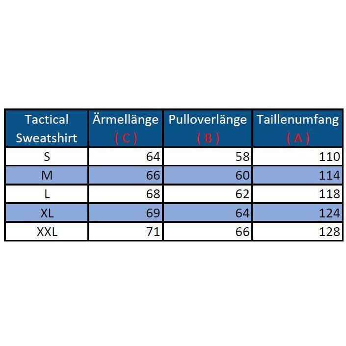 Tactical Sweatshirt mit Zipper "POLIZEI"