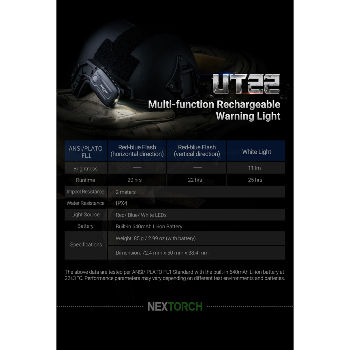 NEXTORCH UT22- LED- Signalleuchte