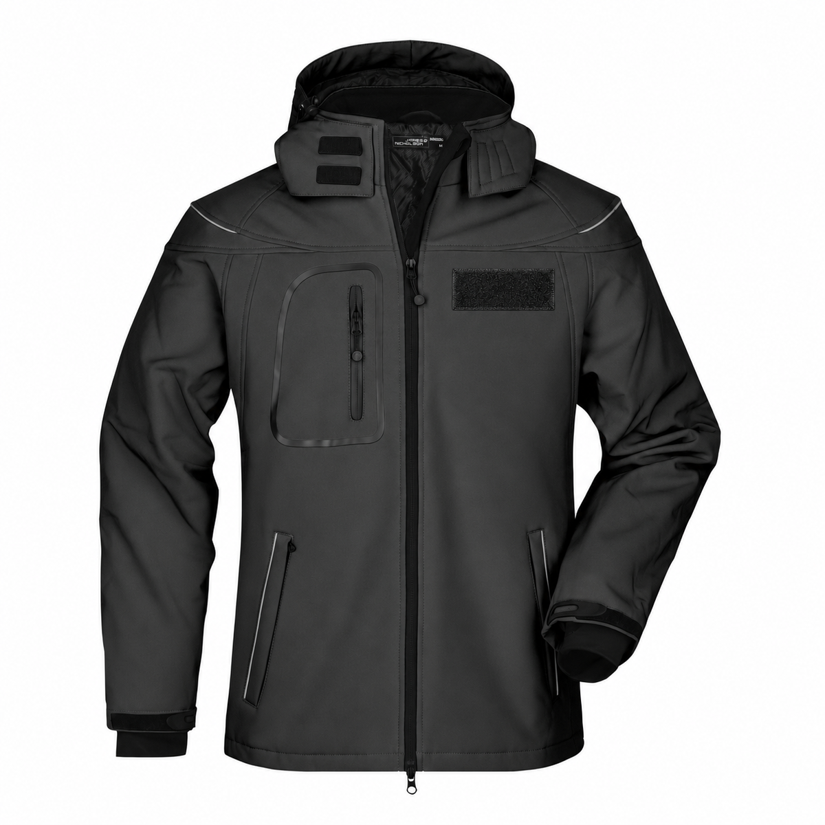 Winter Softshell Einsatzjacke mit Flauschflächen