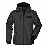 Winter Softshell Einsatzjacke mit Flauschflächen